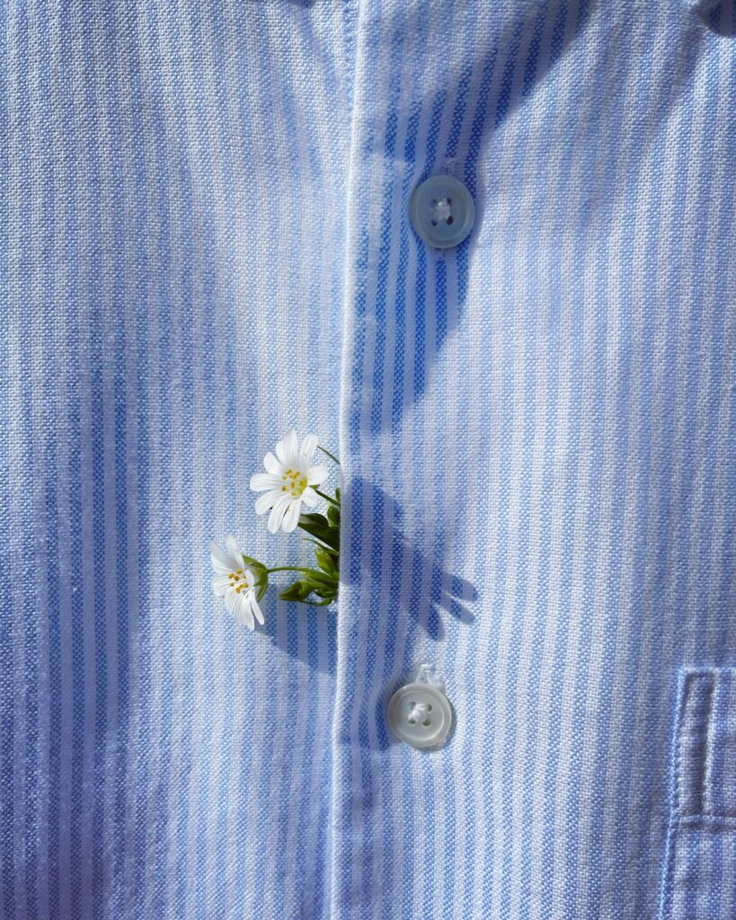 Camicia Asimmetrica in Cotone Bio